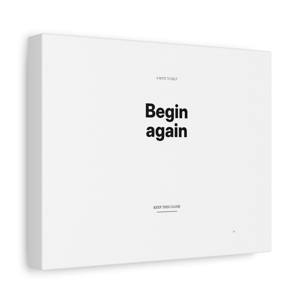 Begin Again