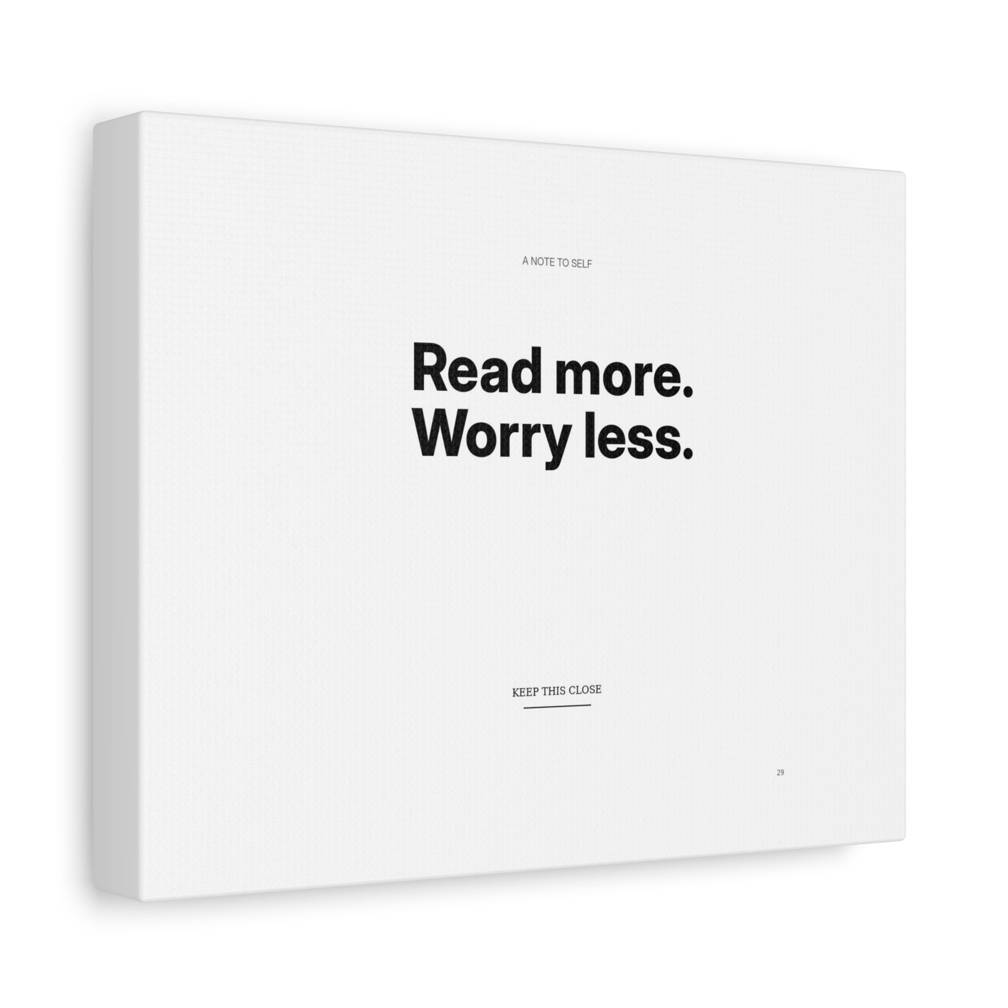 Read More Worry Less