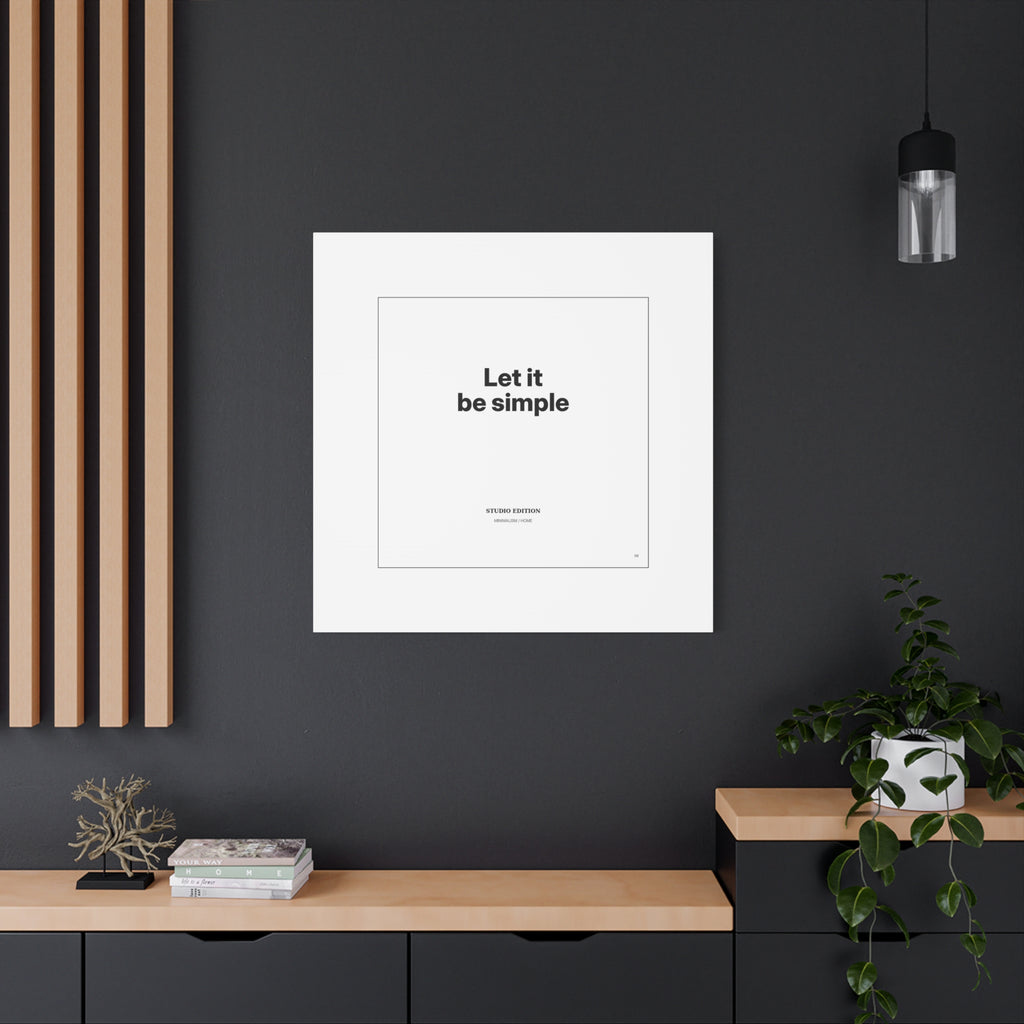 Let It Be Simple