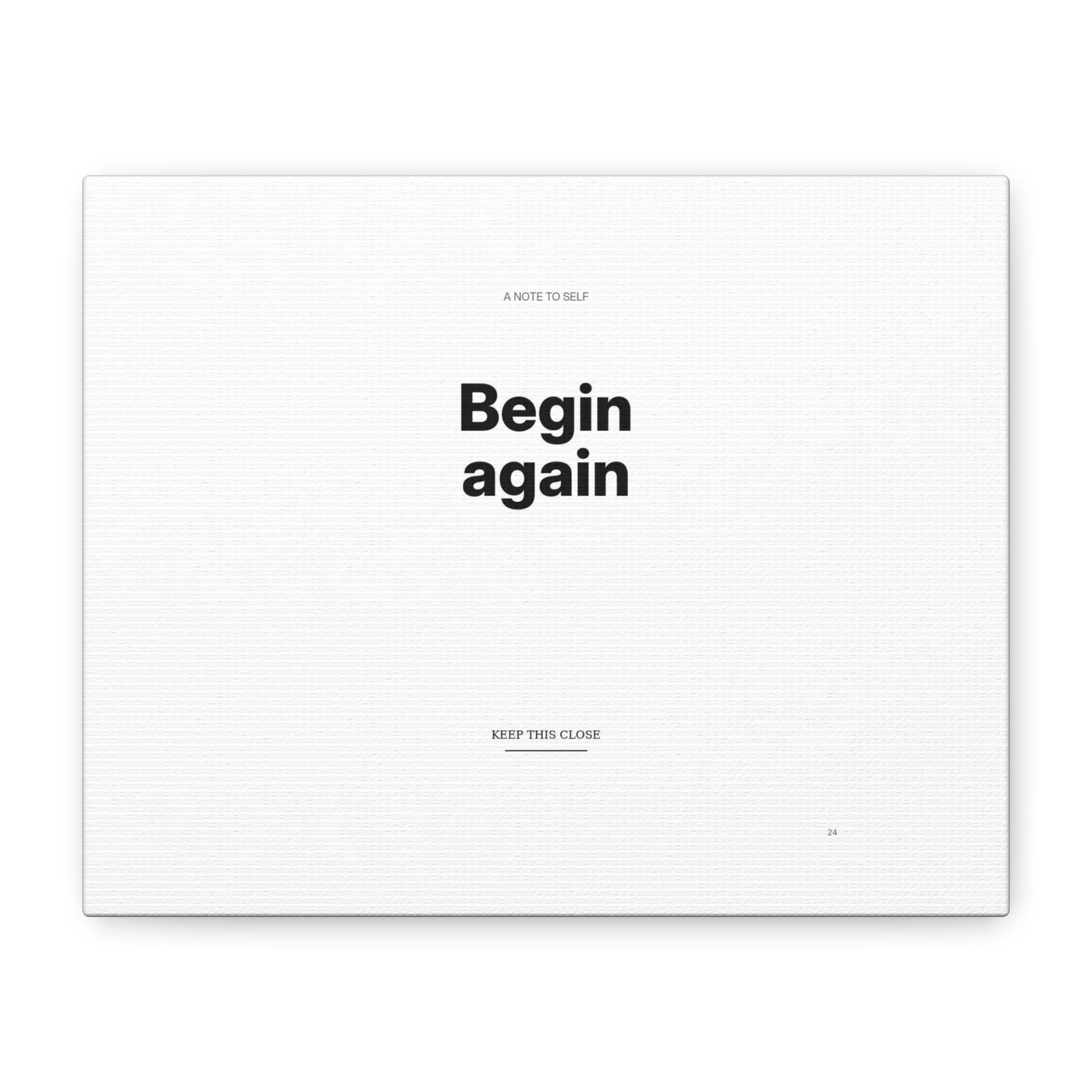 Begin Again