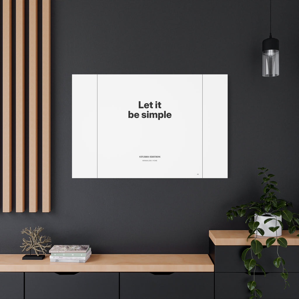 Let It Be Simple