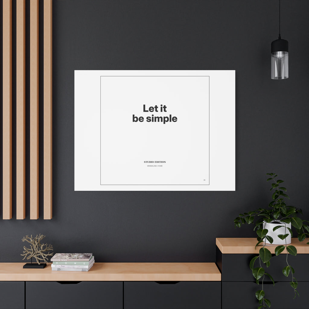 Let It Be Simple