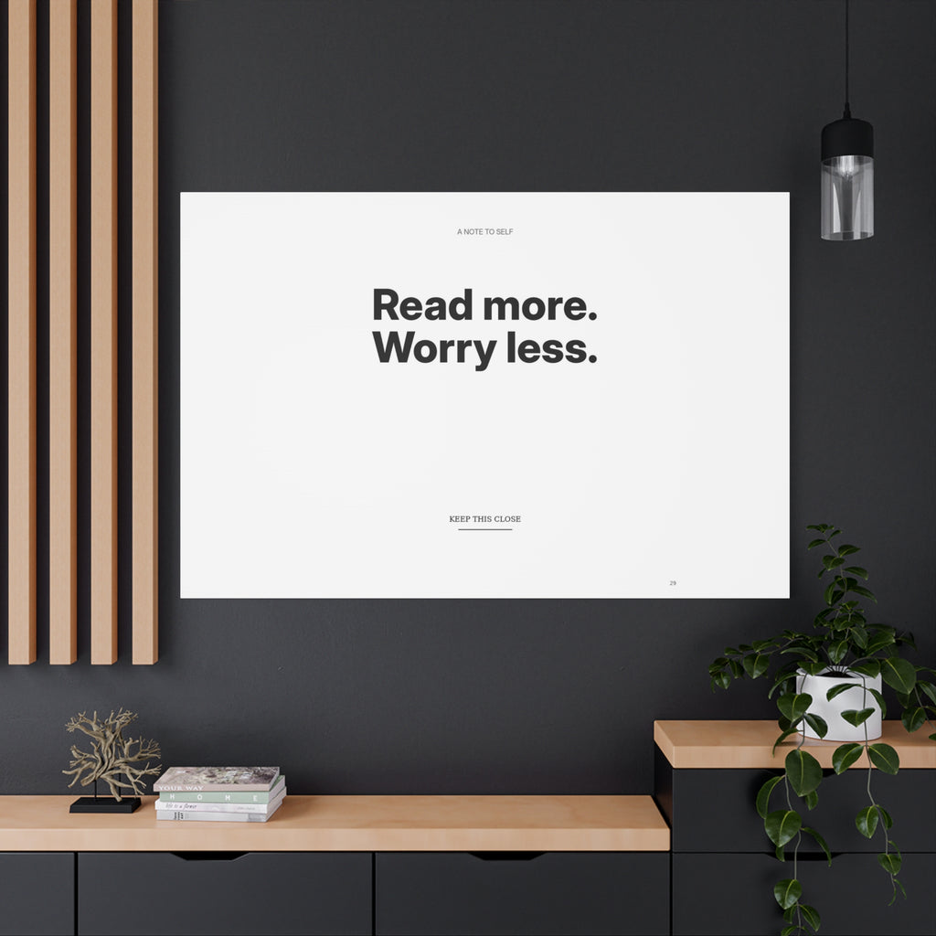 Read More Worry Less